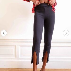 Wray black slit leggings large small